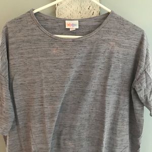LuLaRoe light purple shirt